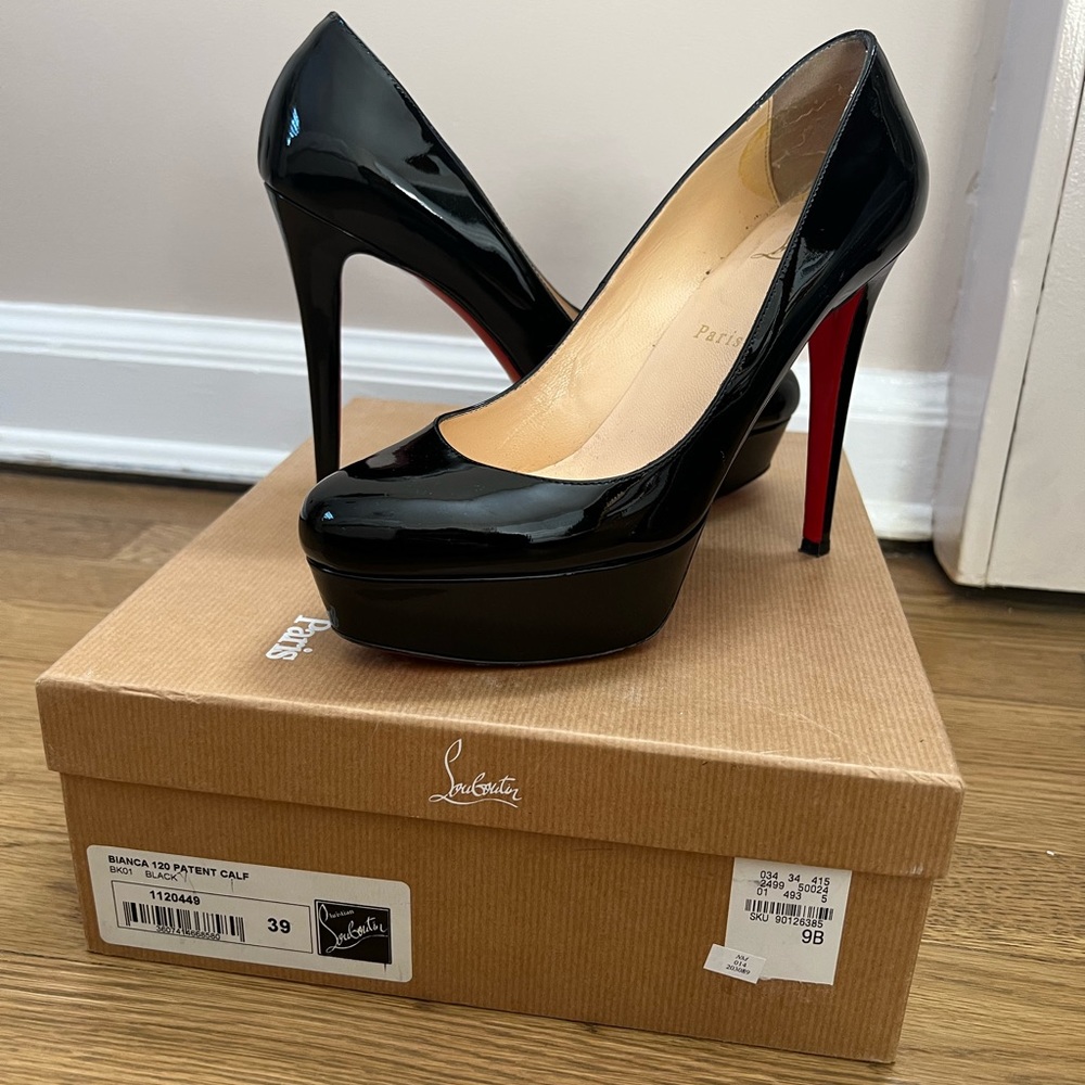 Christian Louboutin Bianca Patent Leather Pump